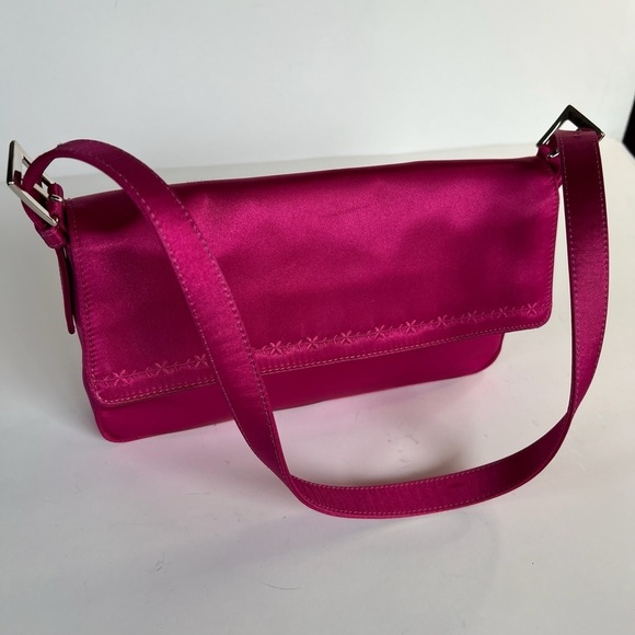 Esprit Handbags - Espirit de Corp Vintage Pink Satin Evening Bag